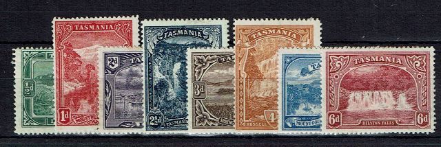 Image of Australian States ~ Tasmania SG 229/36 MM British Commonwealth Stamp